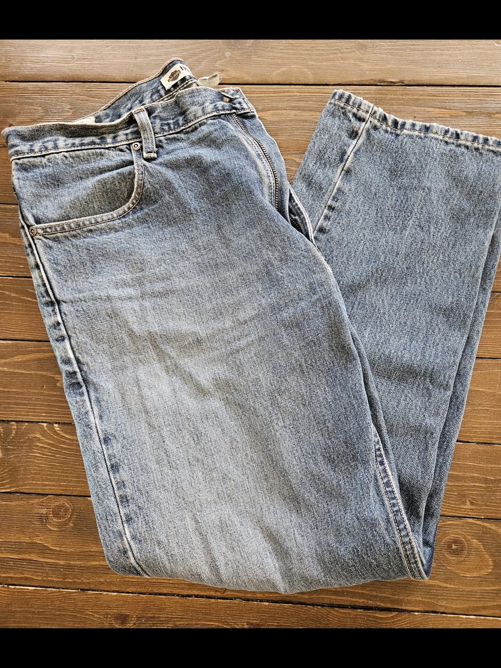 Harley-Davidson Men's Traditional Jeans 36x30 Blue Straight Leg Made in Mexico